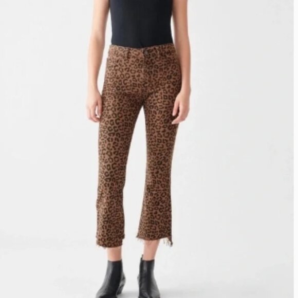 Like New! Dl1961Women's Bridget Crop High-Rise Bootcut Jaguar Jeans in Size 30 - Picture 1 of 16